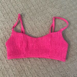 Peixoto Hot Pink Bikini Top